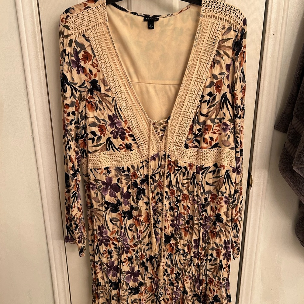Floral Long Sleeve Dress